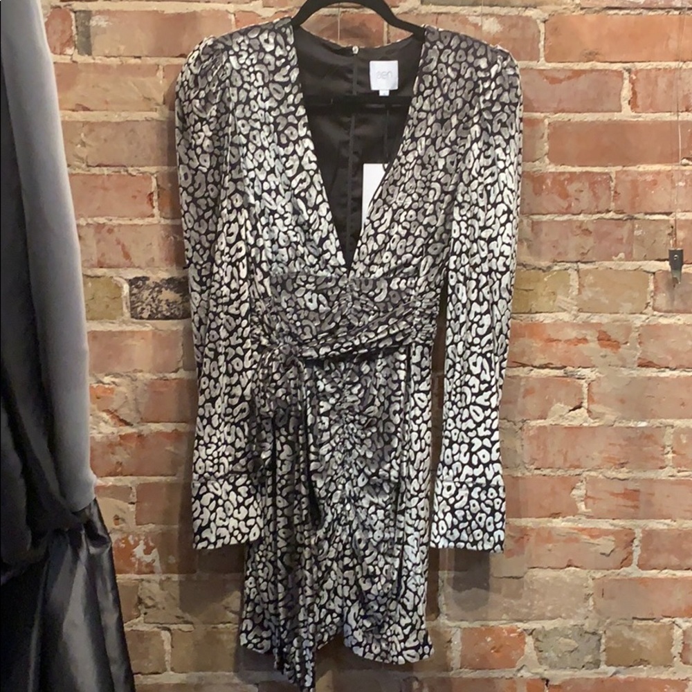 Sen Minnelli Deep V Dress